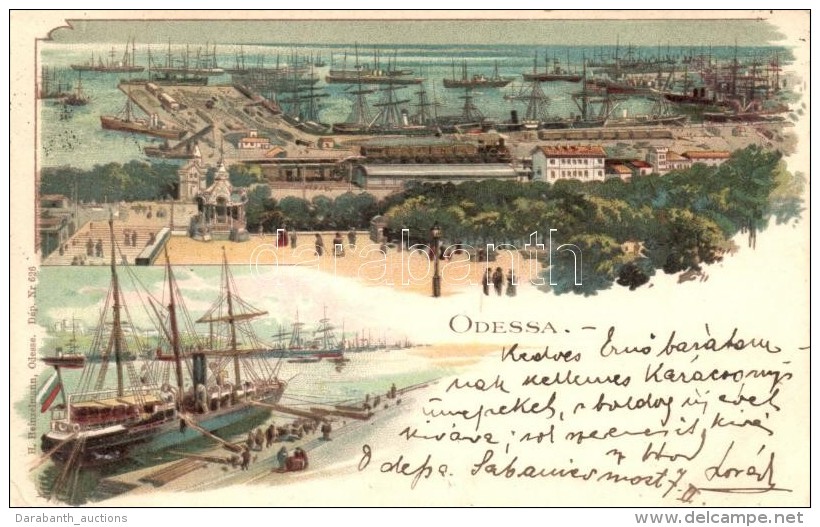 * T3 1898 Odessa, H. Heinzelmann Litho (Rb) - Non Classés