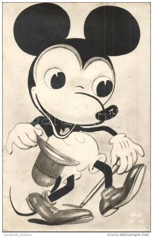 T2/T3 Mickey Mouse. Disney Art Postcard - Sin Clasificación