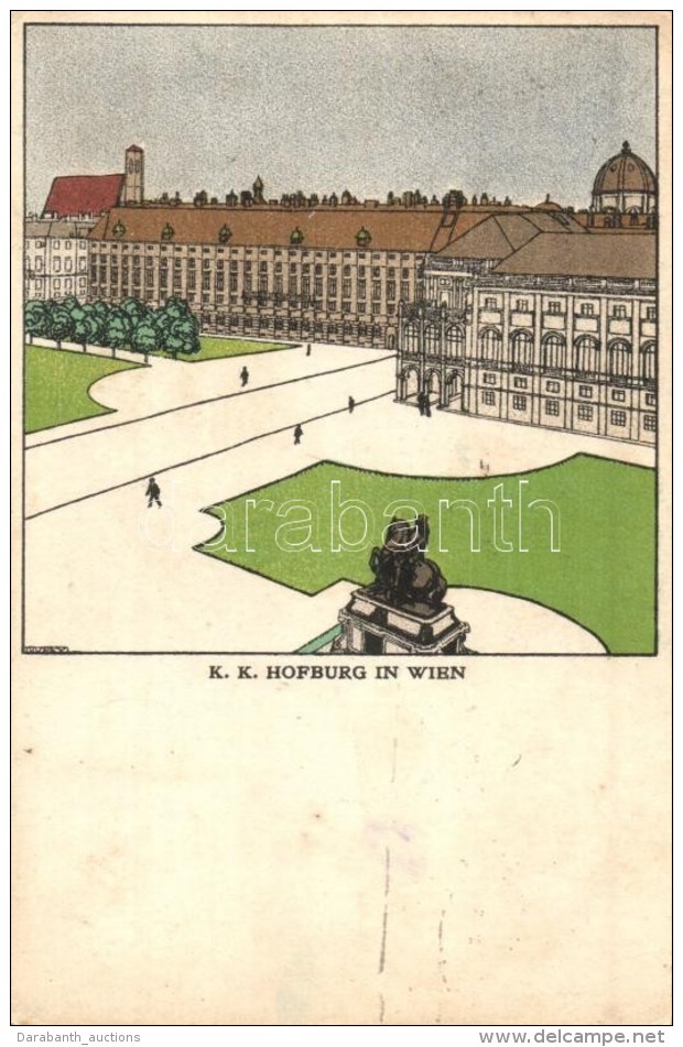 T2/T3 K.k. Hofburg In Wien (Vienna) / Wiener Werks&auml;tte No. 262. S: Diveky (EK) - Non Classés