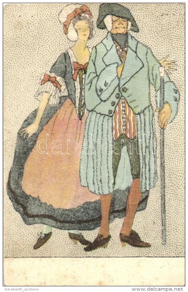 T2/T3 Art Nouveau Couple Art Postcard / Wiener Werks&auml;tte No. 839. Unsigned Fritzi L&ouml;w (EK) - Sin Clasificación