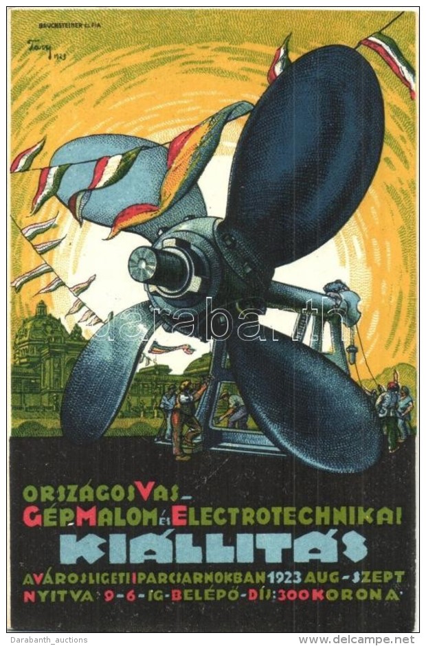 ** T2 1923 Budapest, Orsz&aacute;gos Vas-, G&eacute;p-, Malom &eacute;s Electrotechnikai... - Non Classés