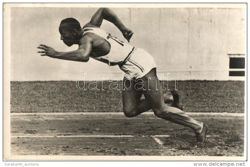 ** T2 1936 Berlin, Olympische Spiele / Olympic Games, Jesse Owens (USA) Starts For The 200 M Running. Phot Spudlich - Non Classés