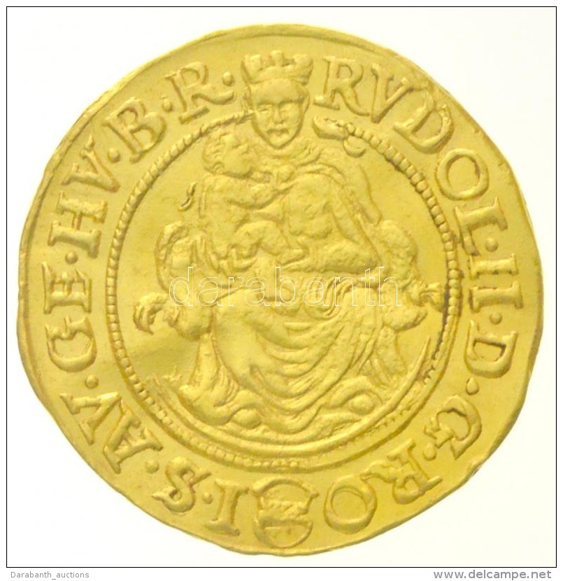 1587K-B Aranyforint Au 'Rudolf' K&ouml;rm&ouml;cb&aacute;nya (3,5g) T:2 Kis Ph. / 
Hungary 1587K-B Goldgulden Au... - Sin Clasificación