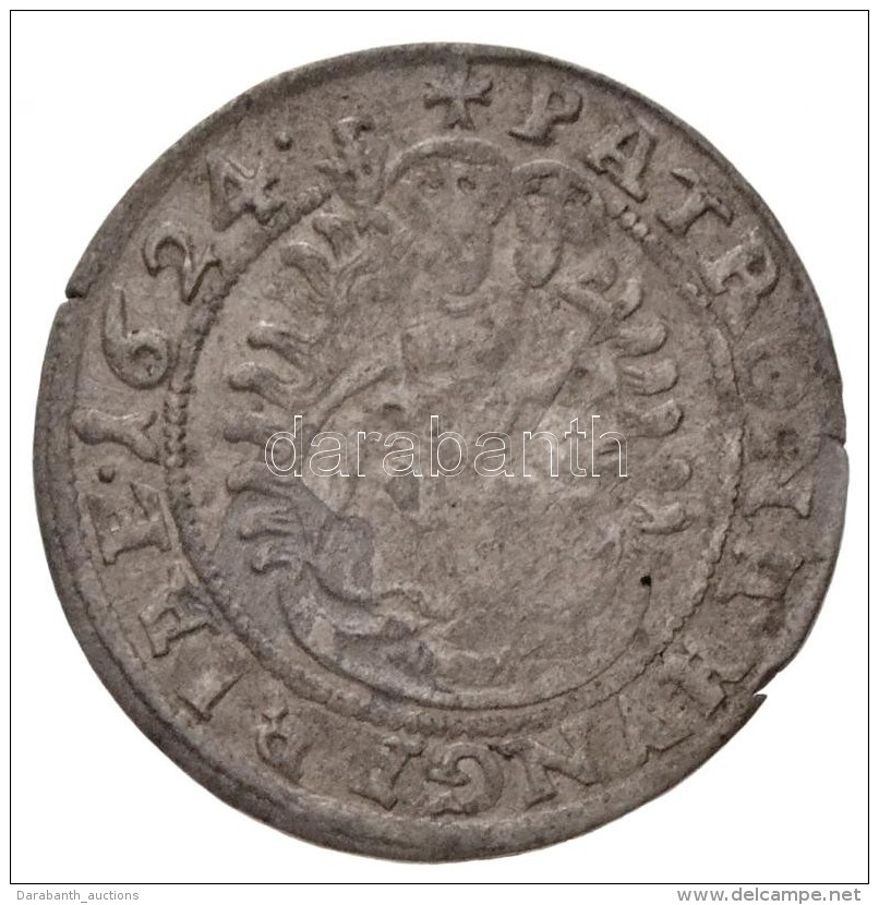 1624. Garas Ag 'II. Ferdin&aacute;nd' Koron&aacute;s C&iacute;mer (2,15g) T:2- Ph. / Hungary 1624. Groschen Ag... - Sin Clasificación