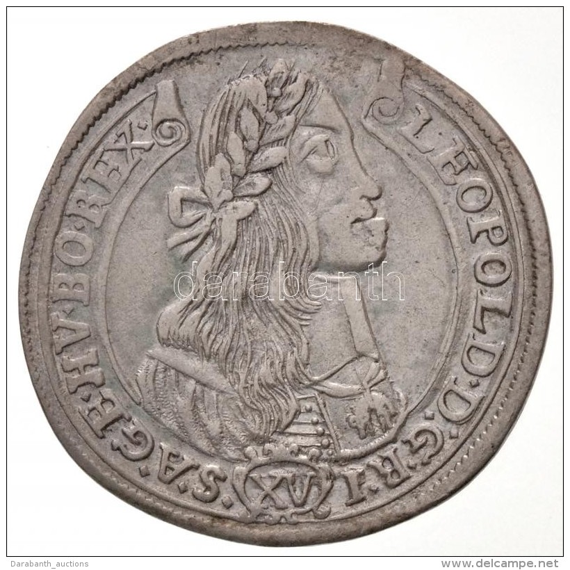 1674K-B 15kr Ag 'I. Lip&oacute;t' K&ouml;rm&ouml;cb&aacute;nya (5,63g) T:1-,2 /
Hungary 1674K-B 15 Kreuzer Ag... - Unclassified