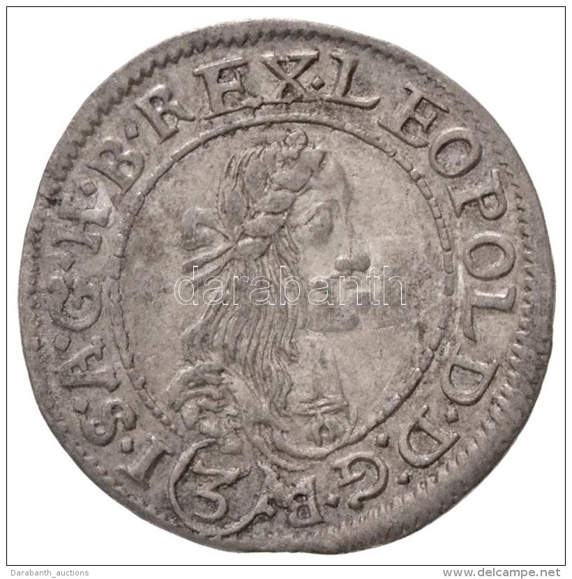 1675K-B 3kr Ag 'I. Lip&oacute;t' K&ouml;rm&ouml;cb&aacute;nya (1,45g) T:1-,2 / 
Hungary 1675K-B 3 Kreuzer Ag... - Sin Clasificación