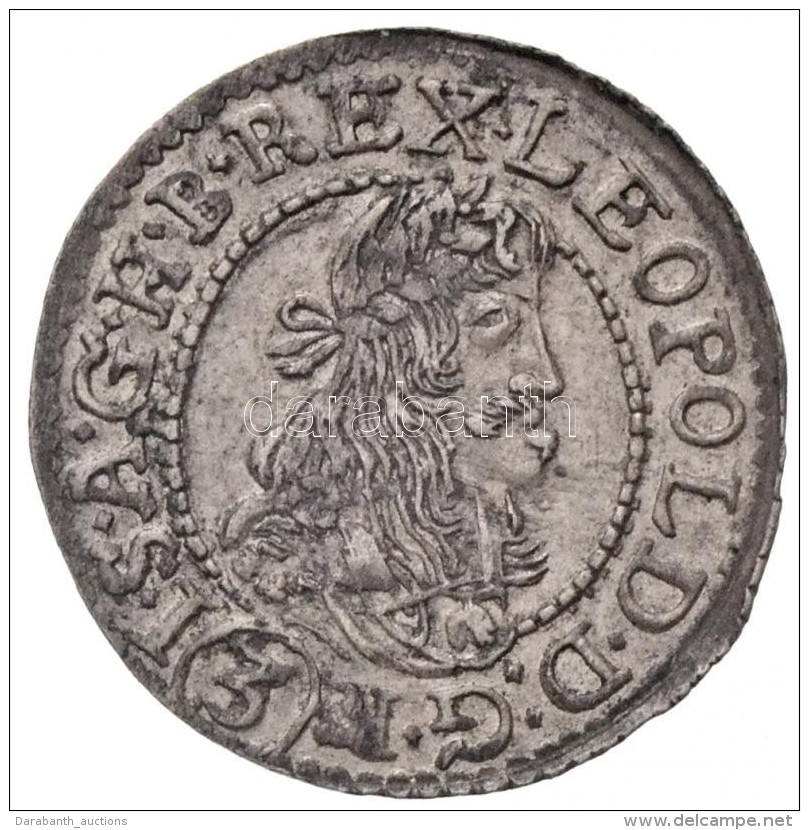 1680K-B 3kr Ag 'I. Lip&oacute;t' K&ouml;rm&ouml;cb&aacute;nya (1,67g) T:1-,2 / 
Hungary 1680K-B 3 Kreuzer Ag... - Non Classés