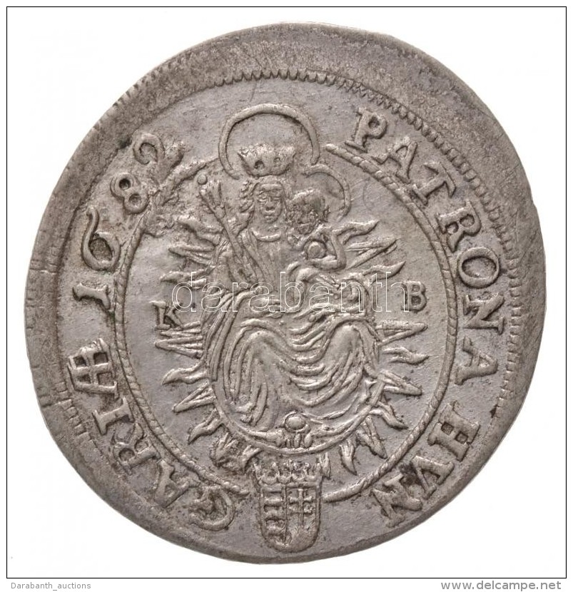 1682K-B 6kr Ag 'I. Lip&oacute;t' K&ouml;rm&ouml;cb&aacute;nya (2,95g) T:1- /  
Hungary 1682K-B 6 Kreuzer Ag... - Sin Clasificación