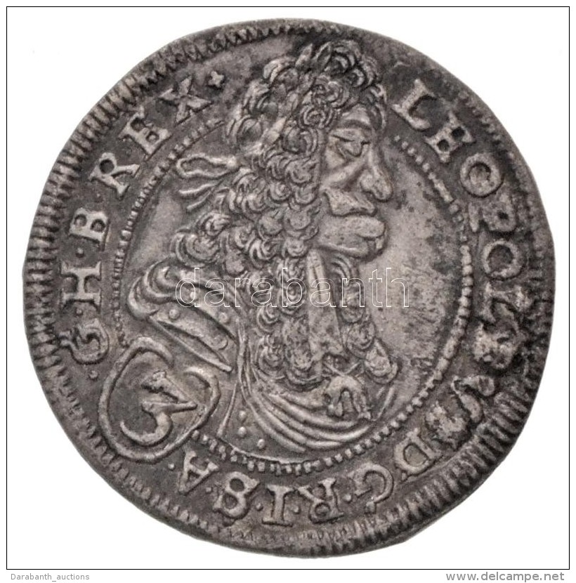 1697C-H 3kr Ag 'I. Lip&oacute;t' Pozsony (1,8g) T:1- / 
Hungary 1697C-H 3 Kreuzer Ag 'Leopold I' Bratislava (1,8g)... - Sin Clasificación