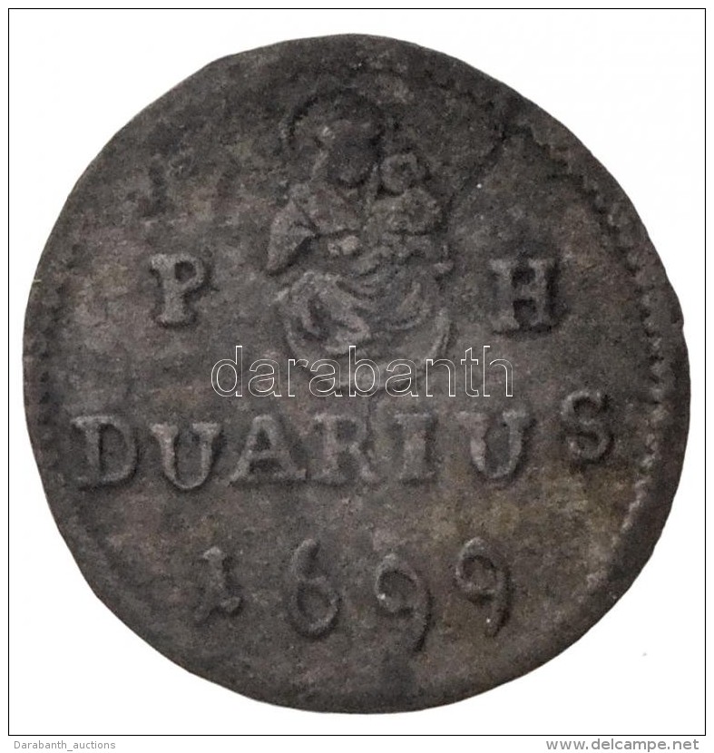 1699K-B Duarius 'I. Lip&oacute;t' (0,55g) T:2 / 
Hungary 1699K-B Duarius 'Leopold' Kremnitz (0,55g)... - Non Classés