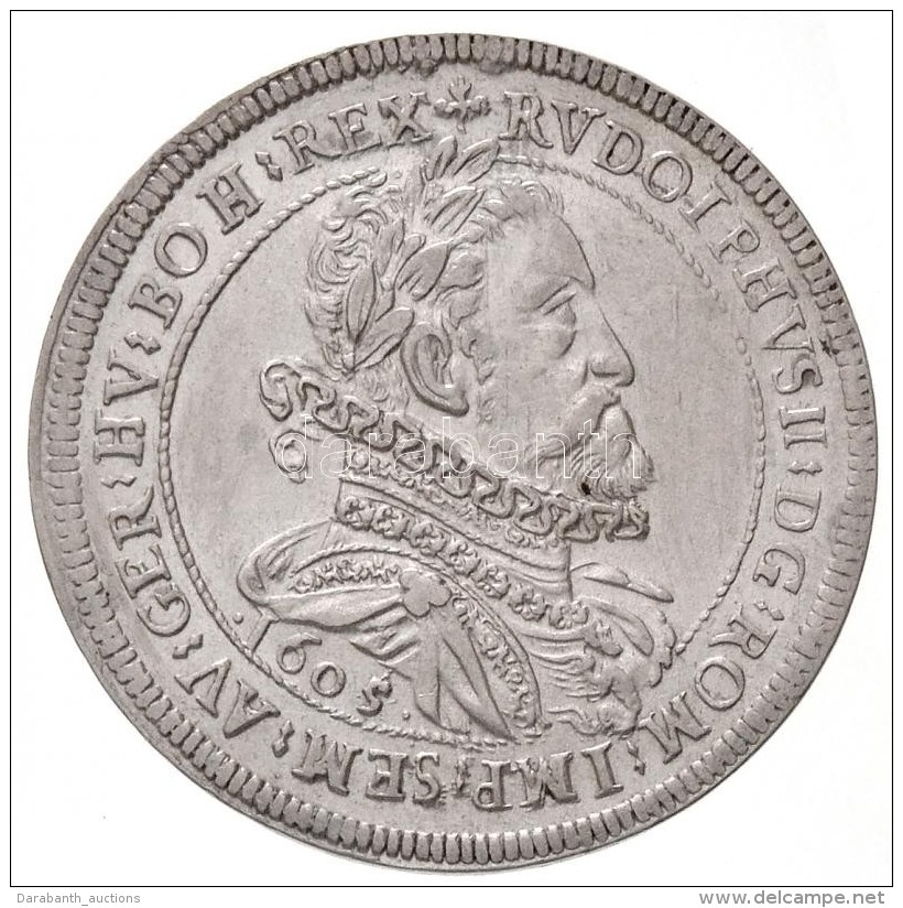 Ausztria 1605. Tall&eacute;r Ag 'II. Rudolf' Hall (28,56g) T:1-,2 / 
Austria 1605. Thaler Ag 'Rudolf II' Hall... - Non Classés