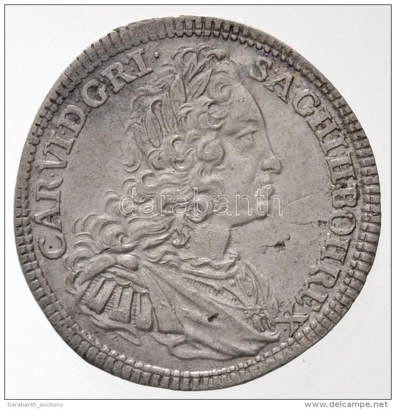 Csehorsz&aacute;g / T&ouml;rt&eacute;nelmi Tartom&aacute;ny 1738. 15kr Ag 'VI. K&aacute;roly' Pr&aacute;ga (6,2g)... - Sin Clasificación