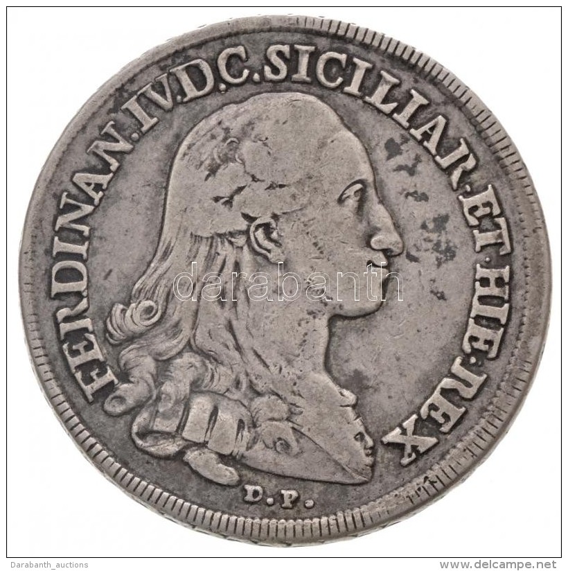 N&aacute;polyi Kir&aacute;lys&aacute;g 1787DP/C-C Piastra (120G) Ag 'IV Ferdin&aacute;nd' (27,07g) T:2- Patina /... - Unclassified