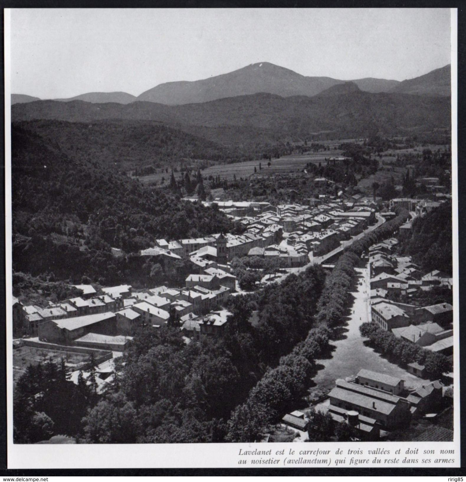 1964  --  09 ARIEGE  --  LAVELANET  VUE AERIENNE   3M.262 - Verzamelingen