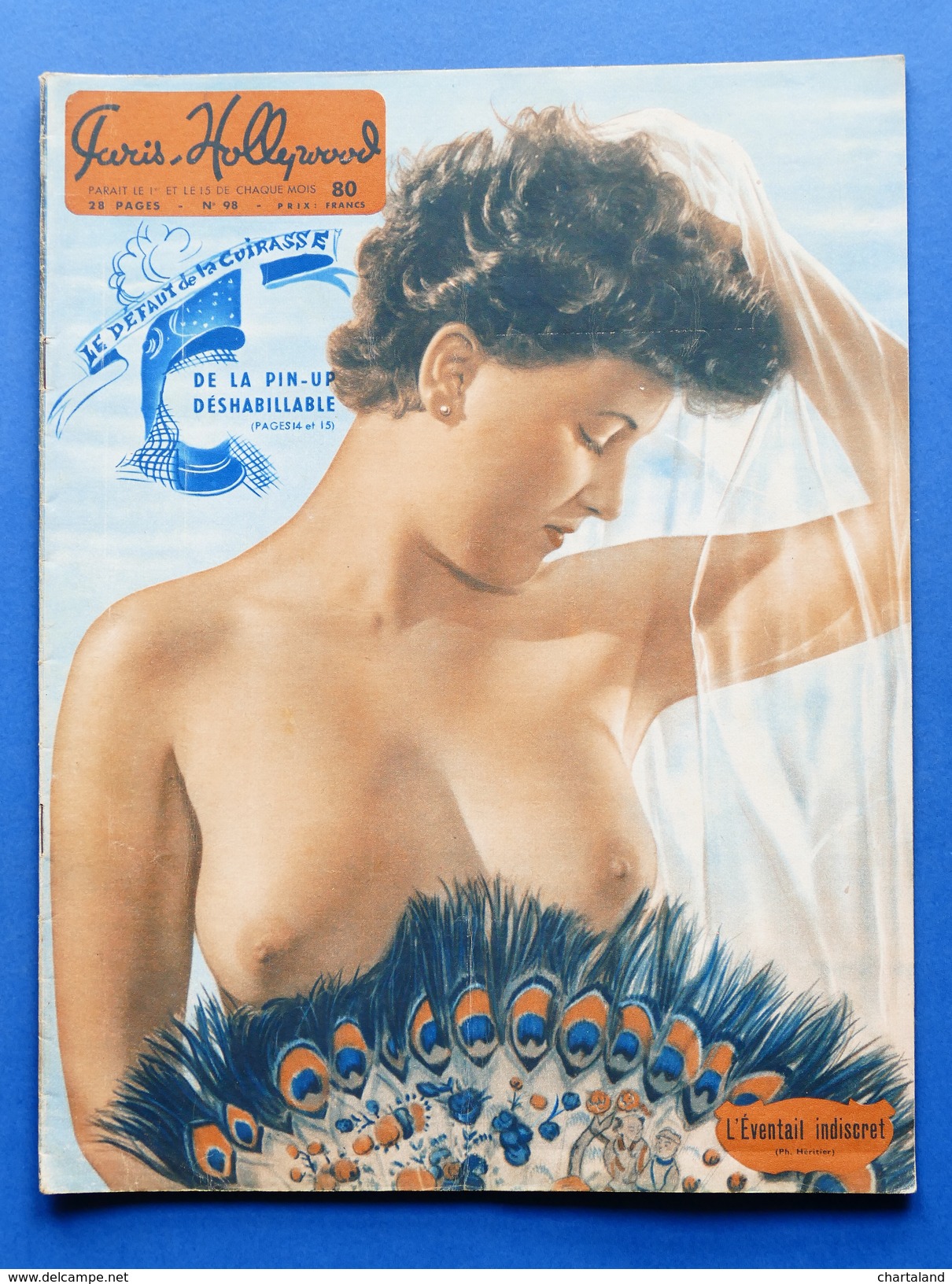 Erotismo Spettacolo  Pin-Up - Rivista Magazine Paris Hollywood N° 98 - 1951 - Altri & Non Classificati