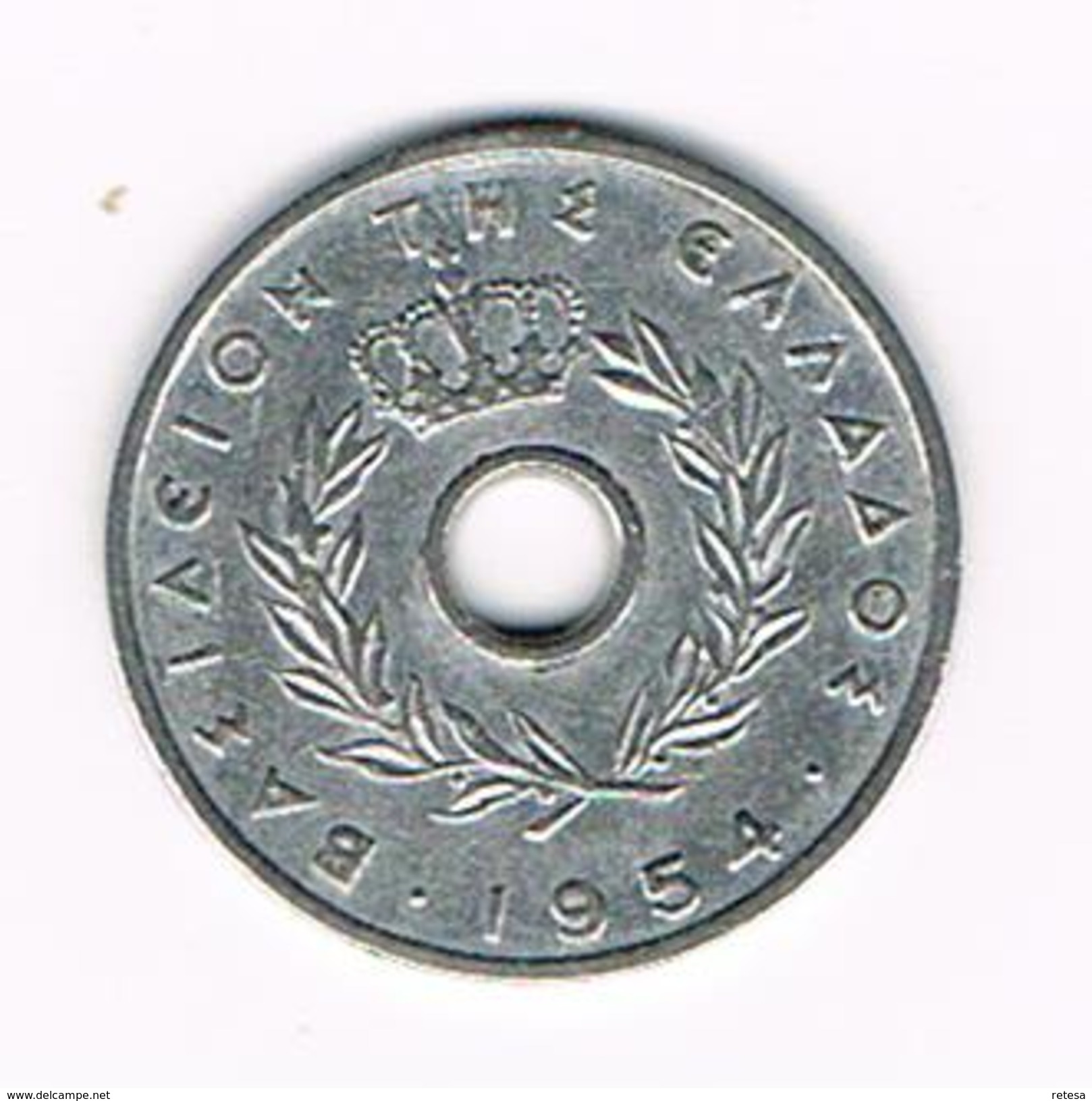 ) GRIEKENLAND  10  LEPTA  1954 - Grèce