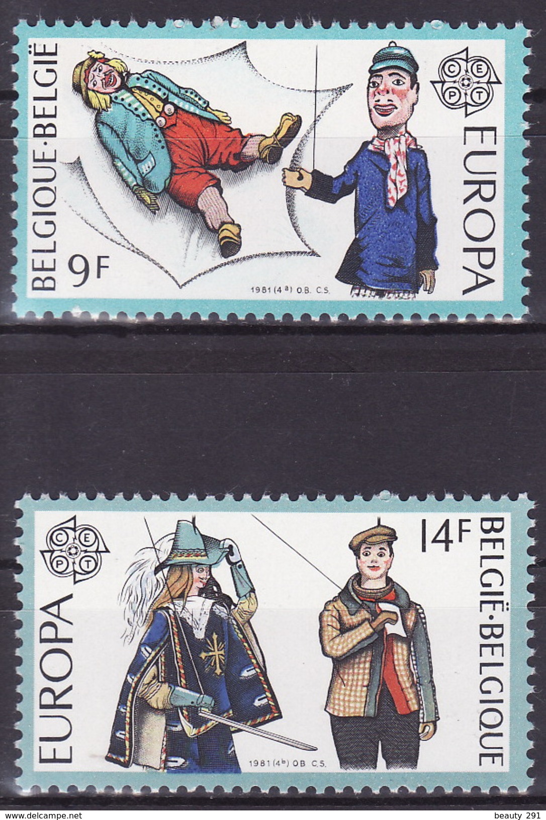 BELGIUM 1981  Mi 2058-2059  EUROPA CEPT  MNH** - Ungebraucht