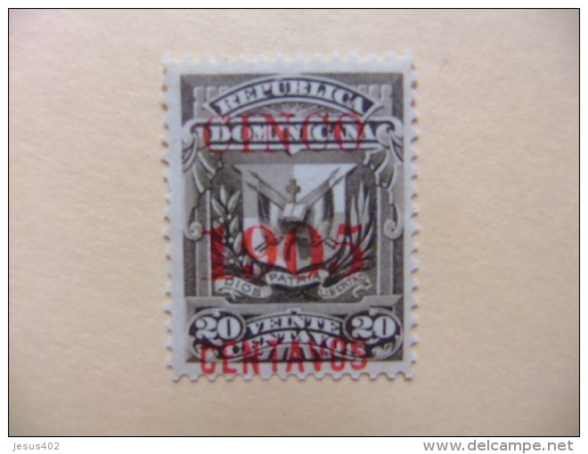 REPUBLICA DOMINICANA DOMINICAINE 1905 ESCUDO Yvert 131 (*) - Dominican Republic