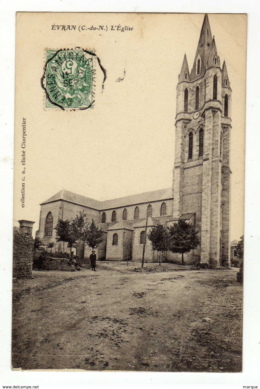 Cpa EVRAN L ' Eglise - Evran