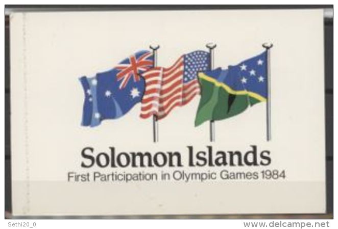 Salomon 1984 Jeux Olympiques Booklet Carnet - Solomon Islands (1978-...)