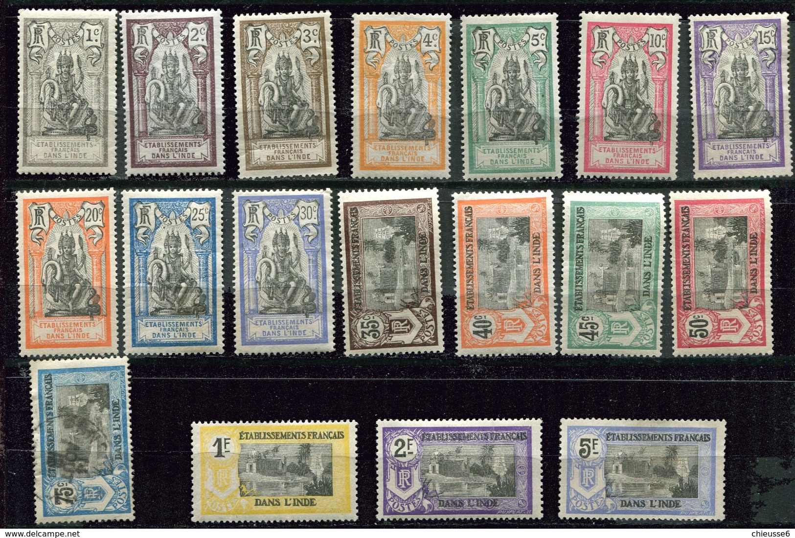 Inde *, Ob - (*) N° 25 à 42 - Unused Stamps
