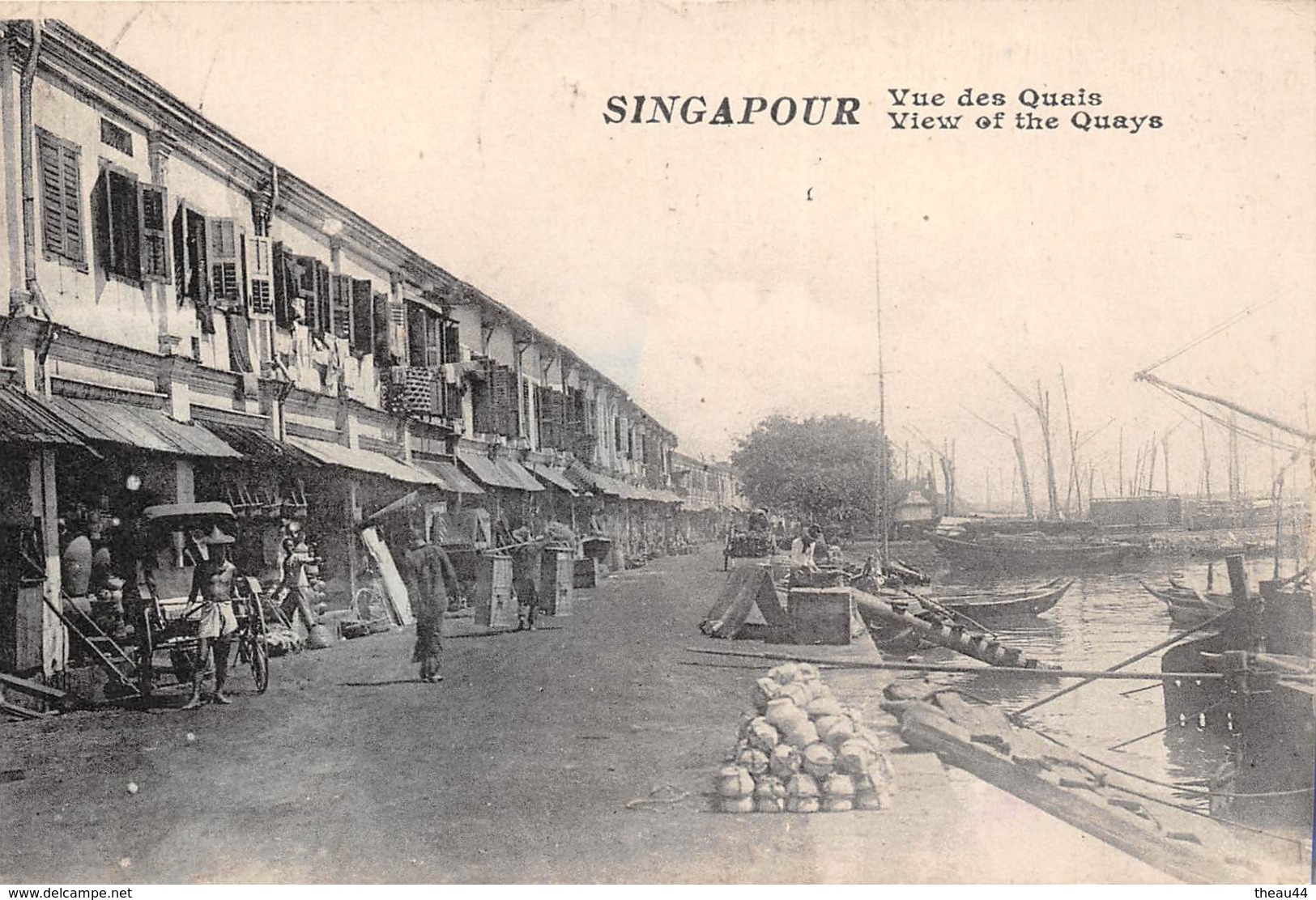 ¤¤  -   SINGAPOUR   -  Vue Des Quais  -  View Of The Quays  -  ¤¤ - Singapur