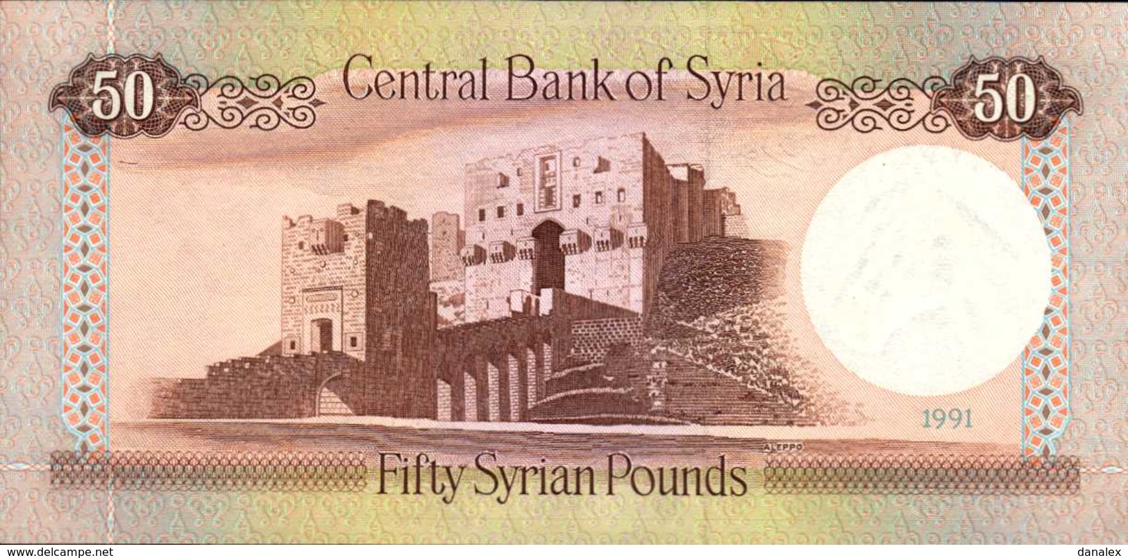 SYRIE 50 LIVRES De 1991   Pick 103e  UNC/NEUF - Syria