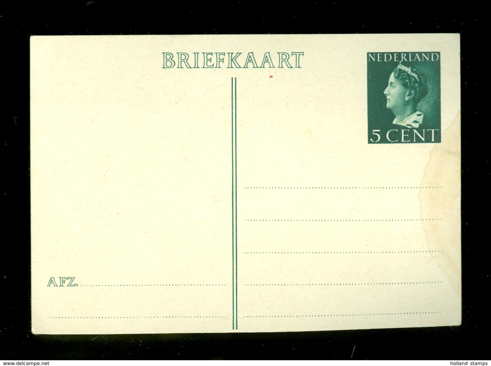 BRIEFKAART NVPH 332 VOORDRUK ONGEBRUIKT (10.623i) - Postal Stationery