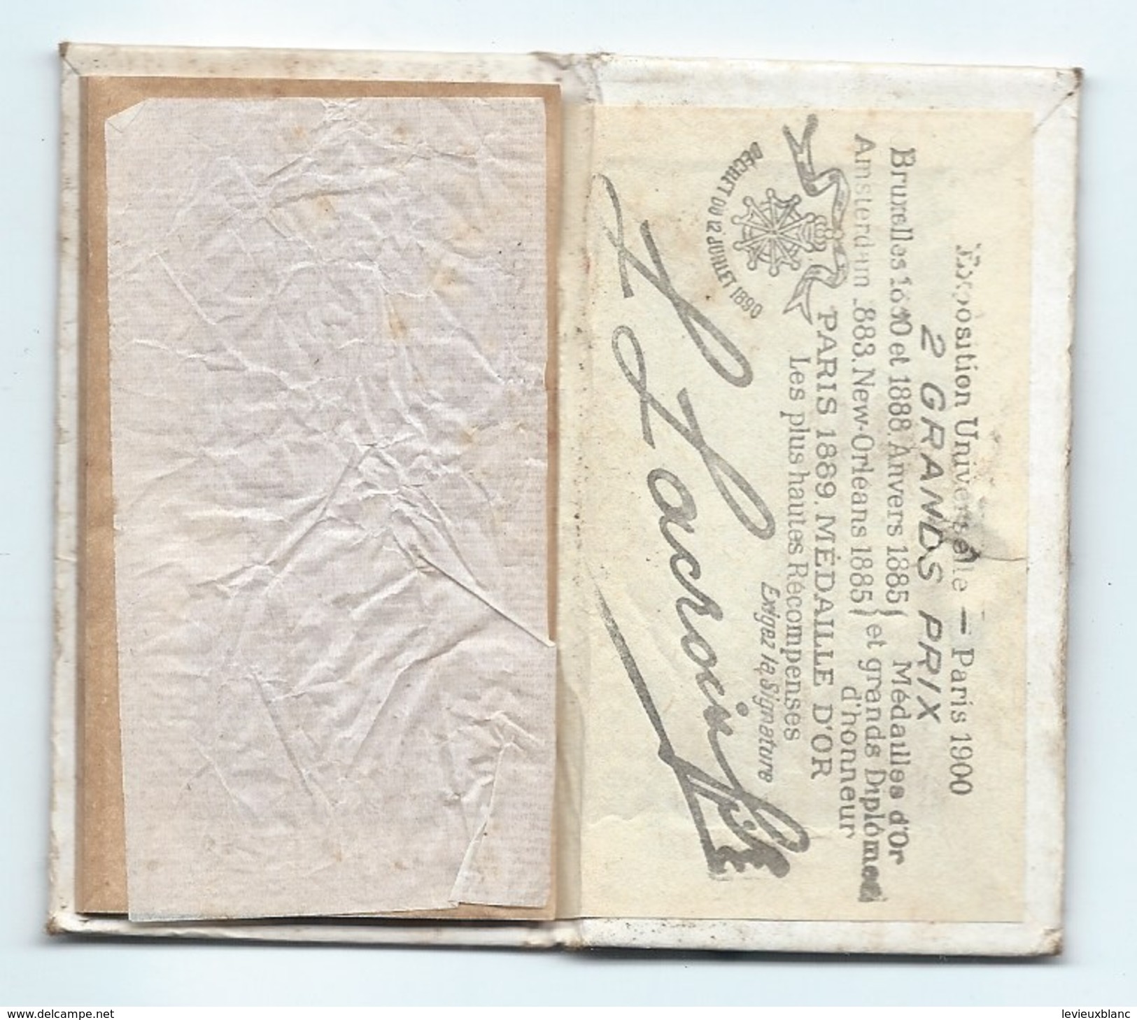 Carnet De Feuilles De Papier à Cigarettes/GOUDRON La + :Authentique/N°110/L LACROIX/Vers 1950                      CIG40 - Autres & Non Classés