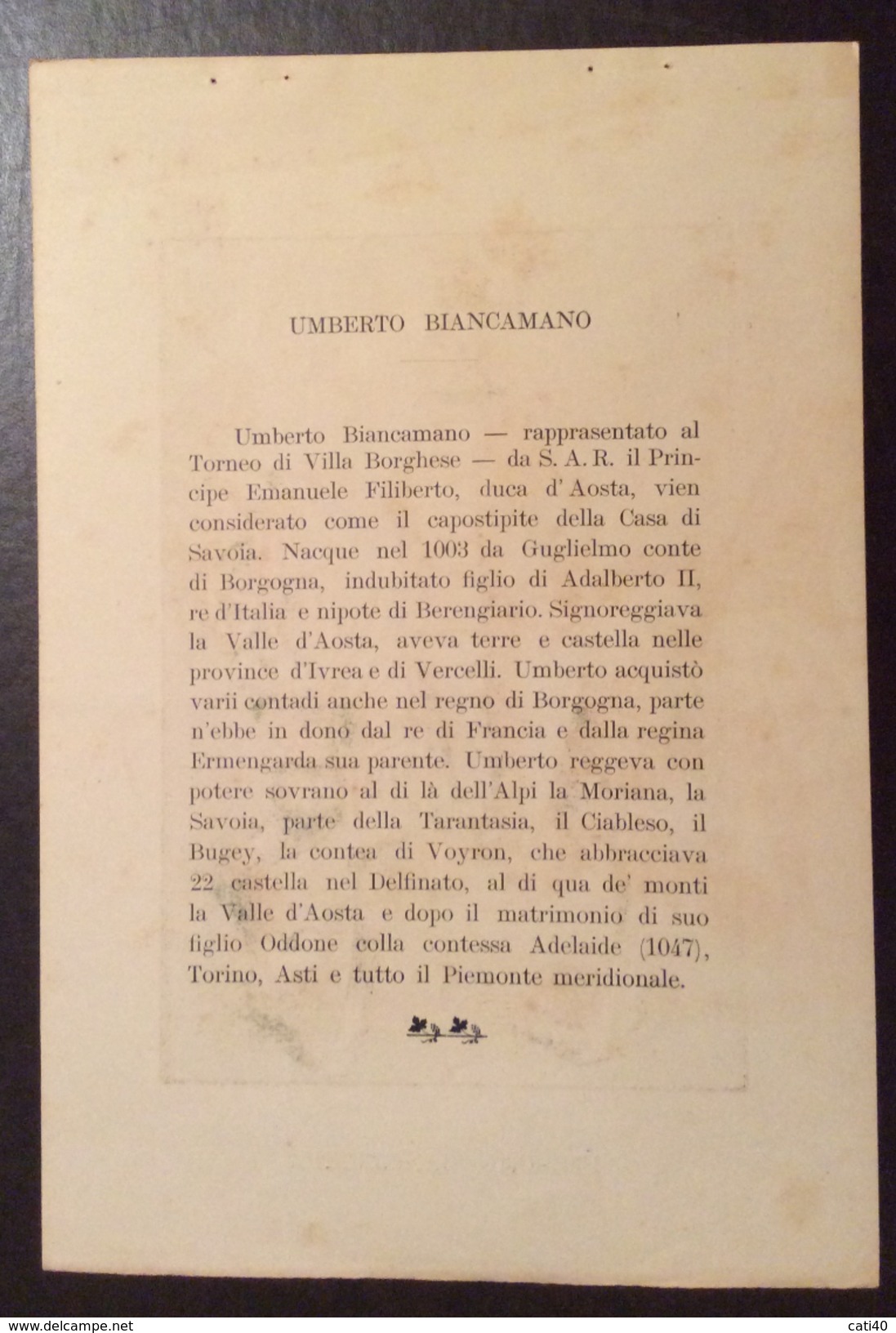 UNIFORMI MILITARI  UMBERTO BIANCAMANO      ANTICA STAMPA  CON TESTO STORICO 18x27 - Altri & Non Classificati