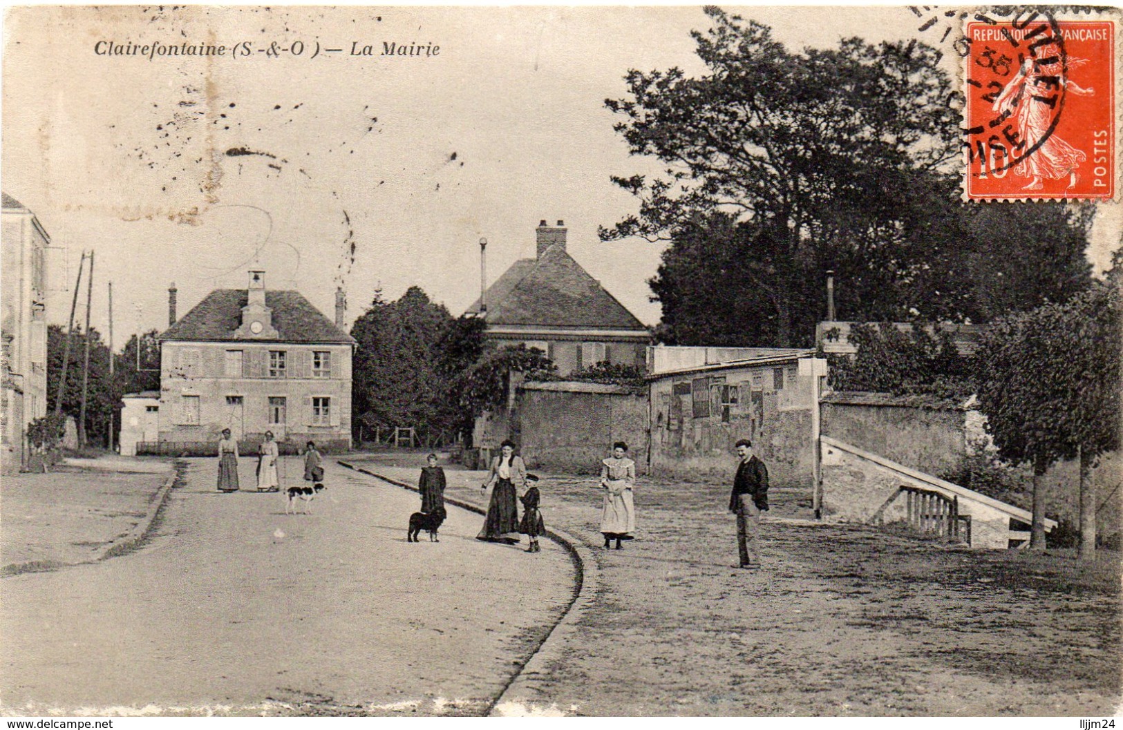 - CLAIREFONTAINE -1910- La Mairie - Autres & Non Classés