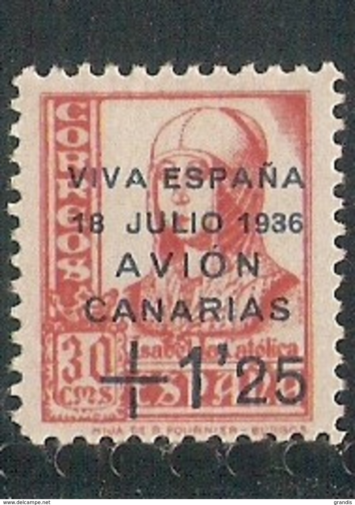 Canarias  Edifil. Nr. 17 - Emisiones Nacionalistas