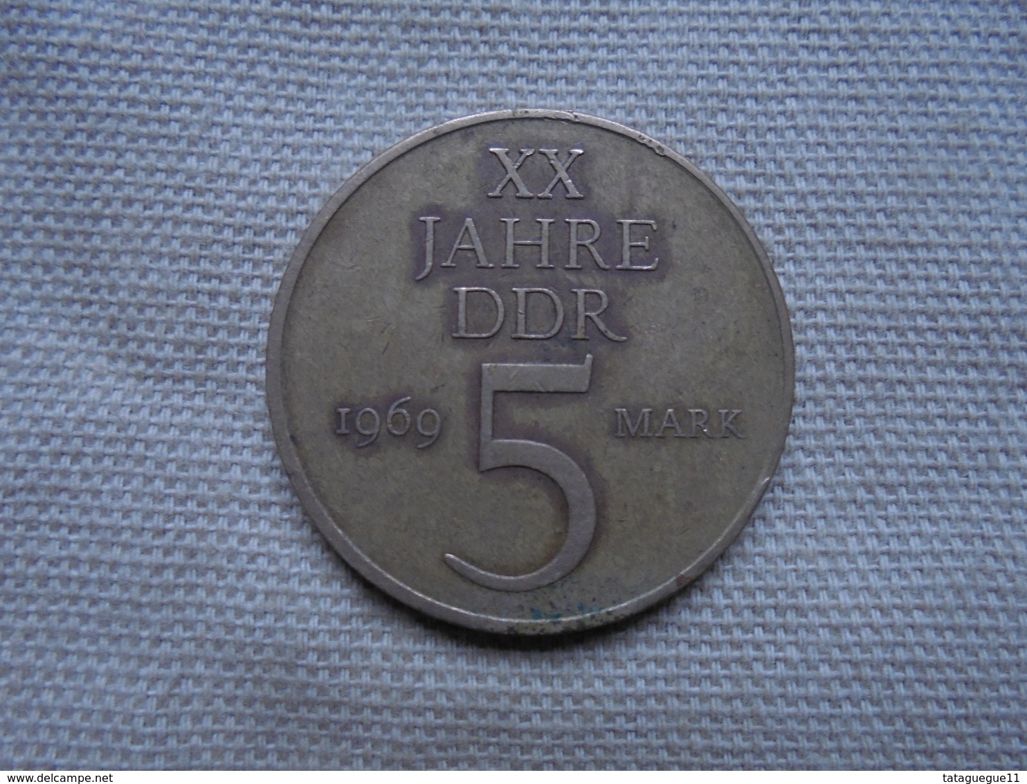 Ancien - Pièce De 5 Mark XX Jahre DDR 1969 - 5 Mark