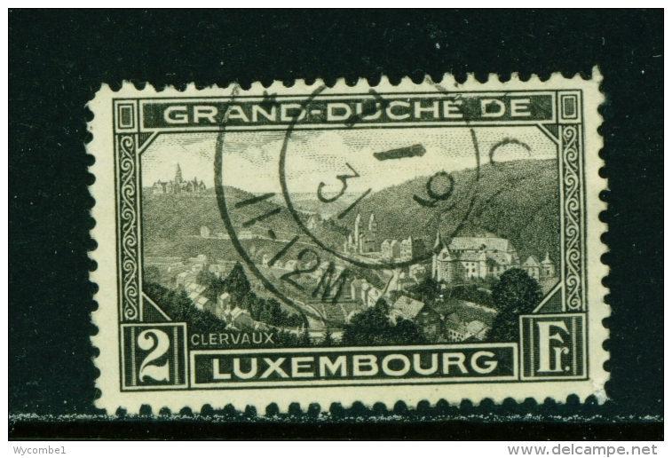 LUXEMBOURG  -  1928  Clervaux  2f  Used As Scan (b) - Oblitérés