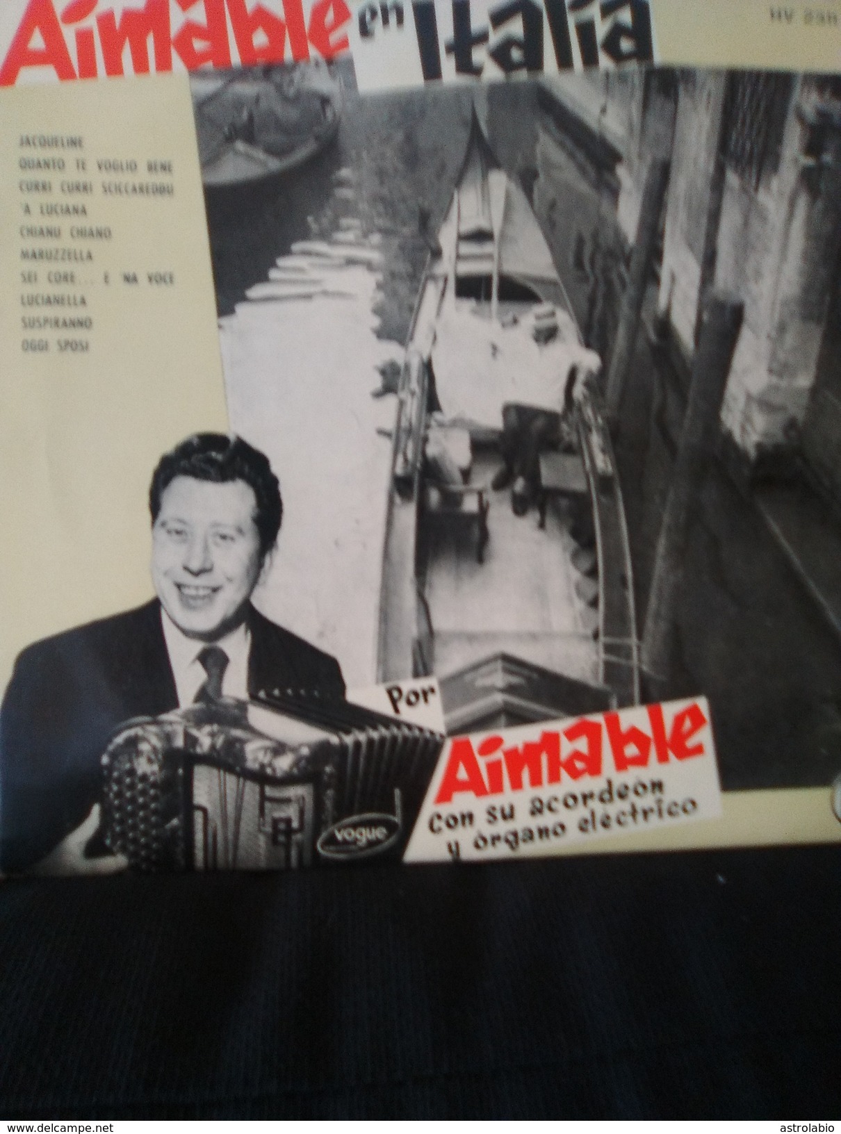 " Aimable En Italia " Disque Vinyle 33 Tours - Sonstige - Italienische Musik