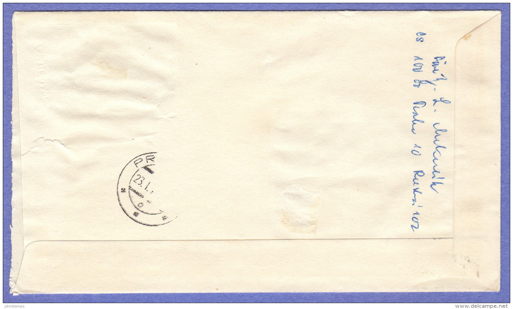 CZE Pre-stamped, Similar To SC #719e Commemorative Cover 01-23-1979 W/sm Tear On Back - Covers & Documents