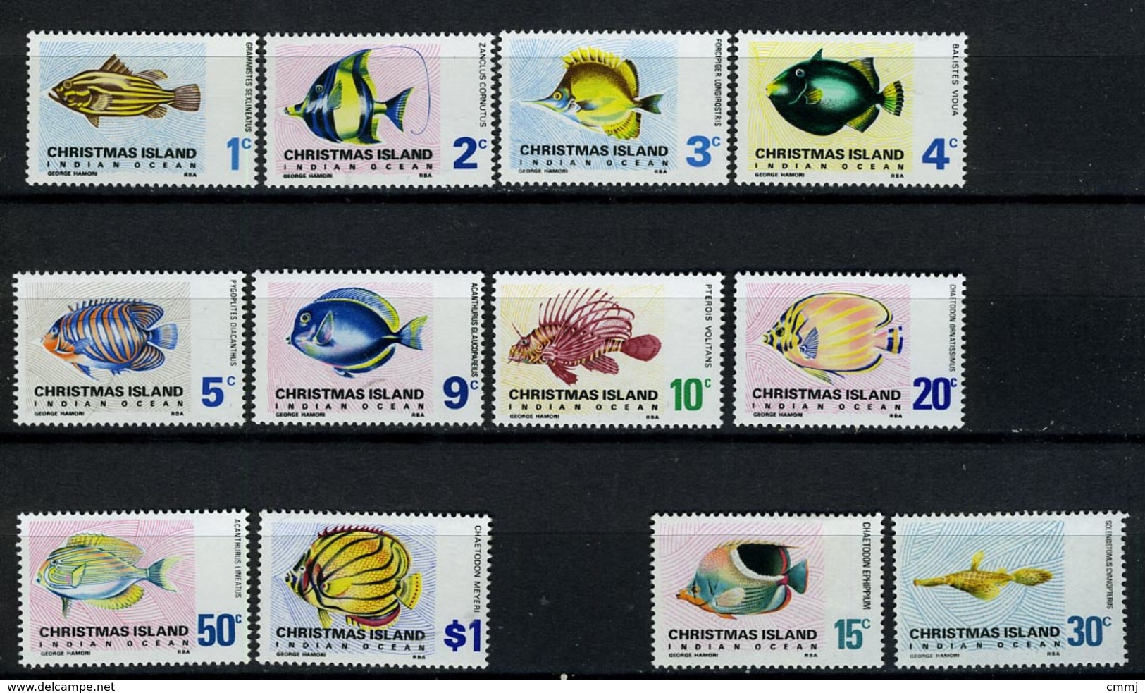 1968/70 - CHRISTMAS ISLAND - Mi. Nr. 22/31 + 35/36 - LH - (CW2427.48) - Christmas Island