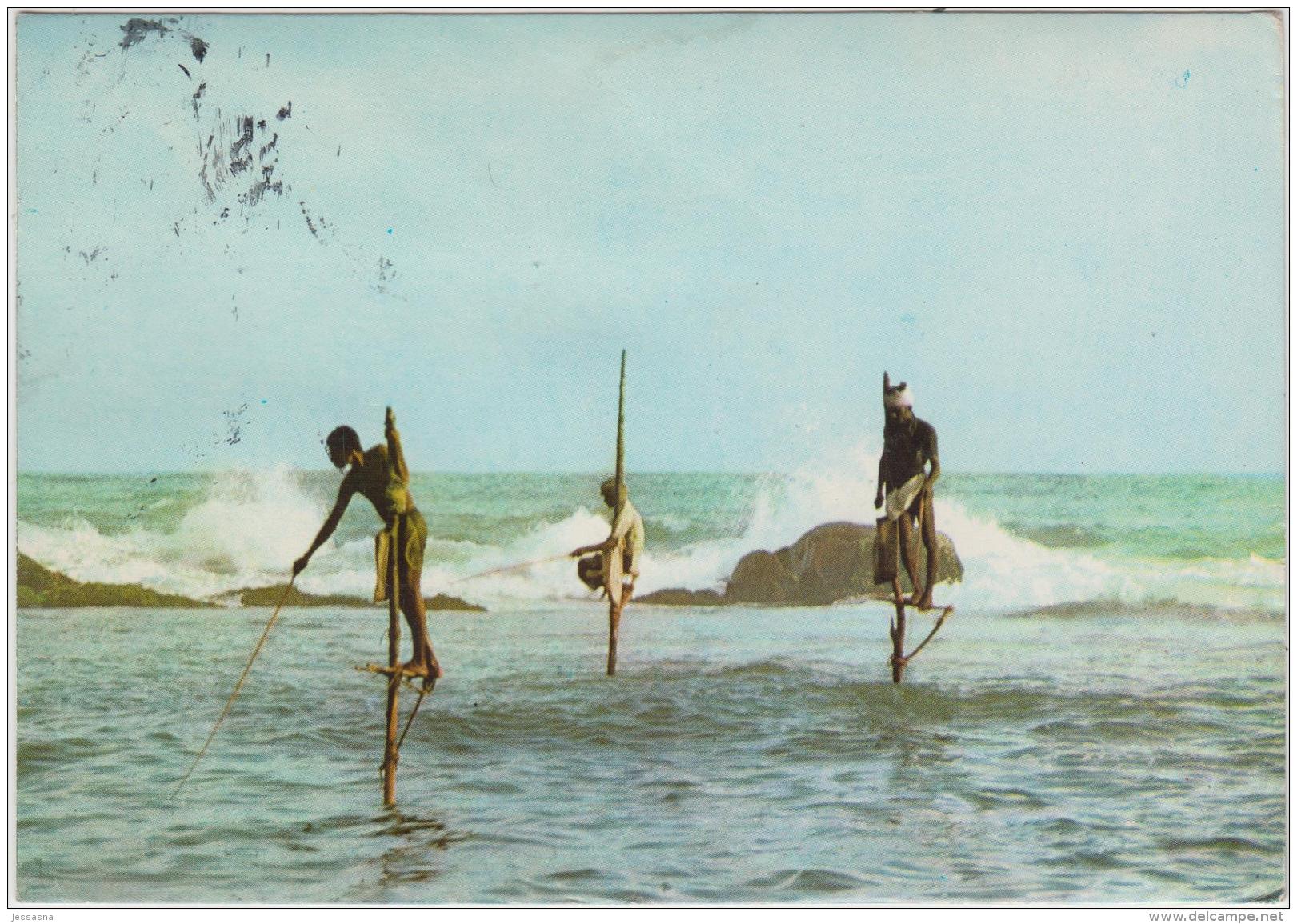 AK - SRI LANKA -  Stilt Fishing - Sri Lanka (Ceylon)