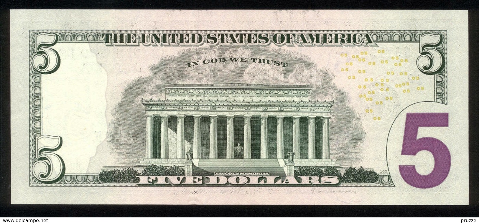 USA 2013, Federal Reserve Note, 5 $, Five Dollars, L = San Francisco, ML16911316F, AUNC - Federal Reserve (1928-...)