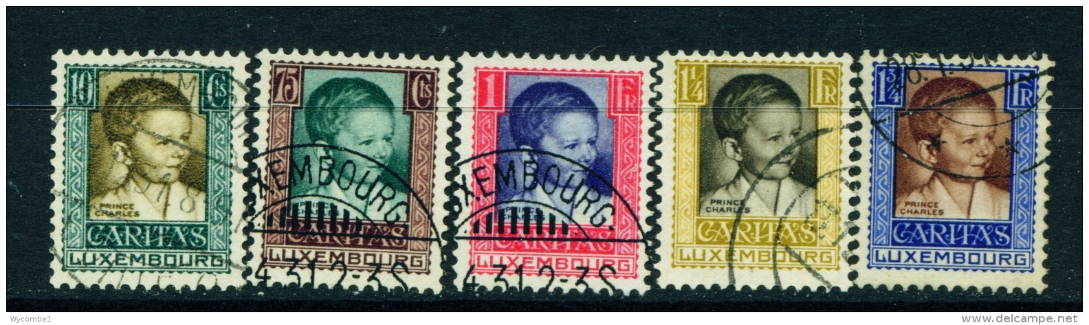LUXEMBOURG  -  1930  Child Welfare Fund  Set  Used As Scan - Usados