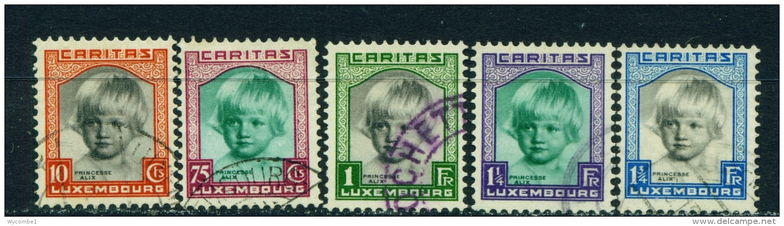 LUXEMBOURG  -  1931  Child Welfare  Set  Used As Scan - Oblitérés