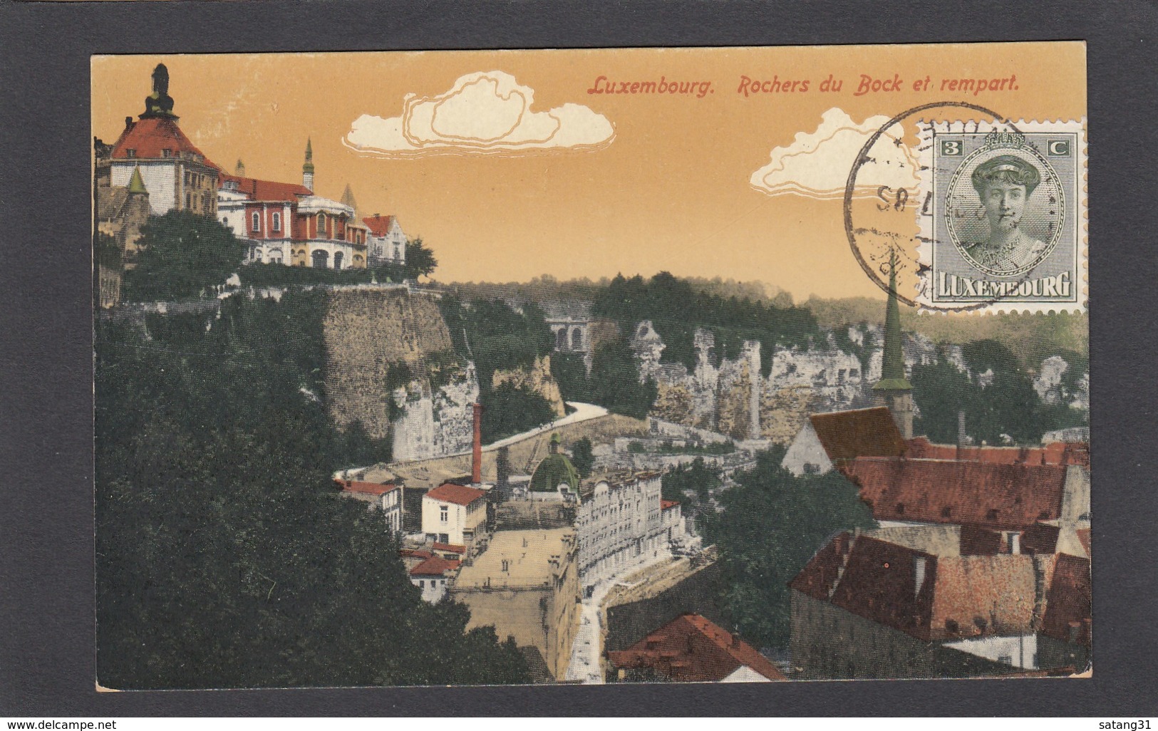 ROCHERS DU BOCK ET REMPART. - Luxemburg - Stadt