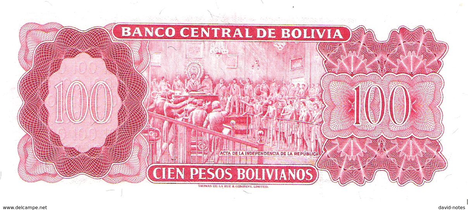 Bolivia - Pick 163a - 100 Pesos Bolivianos L. 1962 - XF - Bolivia