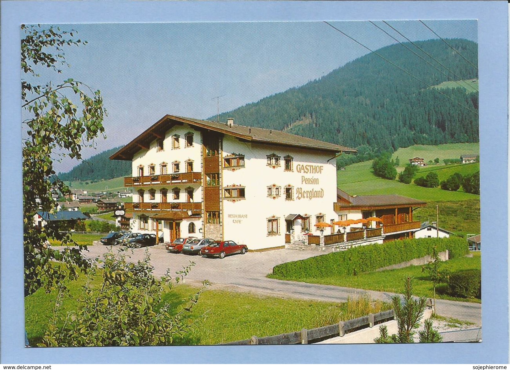 Oberau-Wildschönau (Tirol) Gasthof-Pension Bergland Familie Erharter 2 Scans - Wildschönau