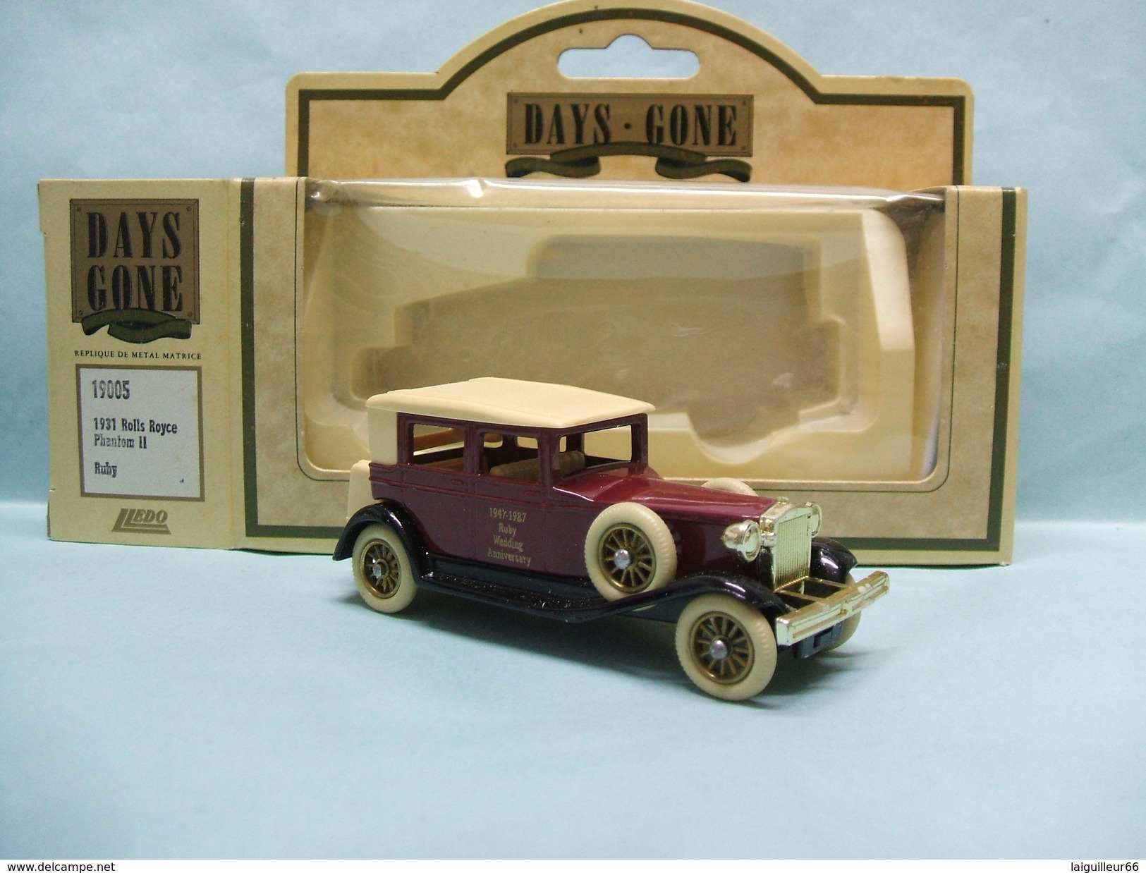 Lledo Days Gone - ROLLS ROYCE PHANTOM II 1931 Queen Elizabeth Prince Philip Réf. 19005 BO - Commercial Vehicles
