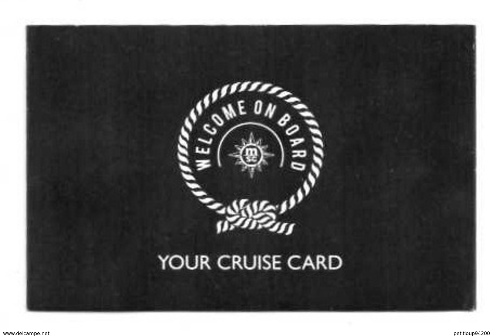 CARTE CROISIERE CRUISE CARD  MSC Opéra - Mondo