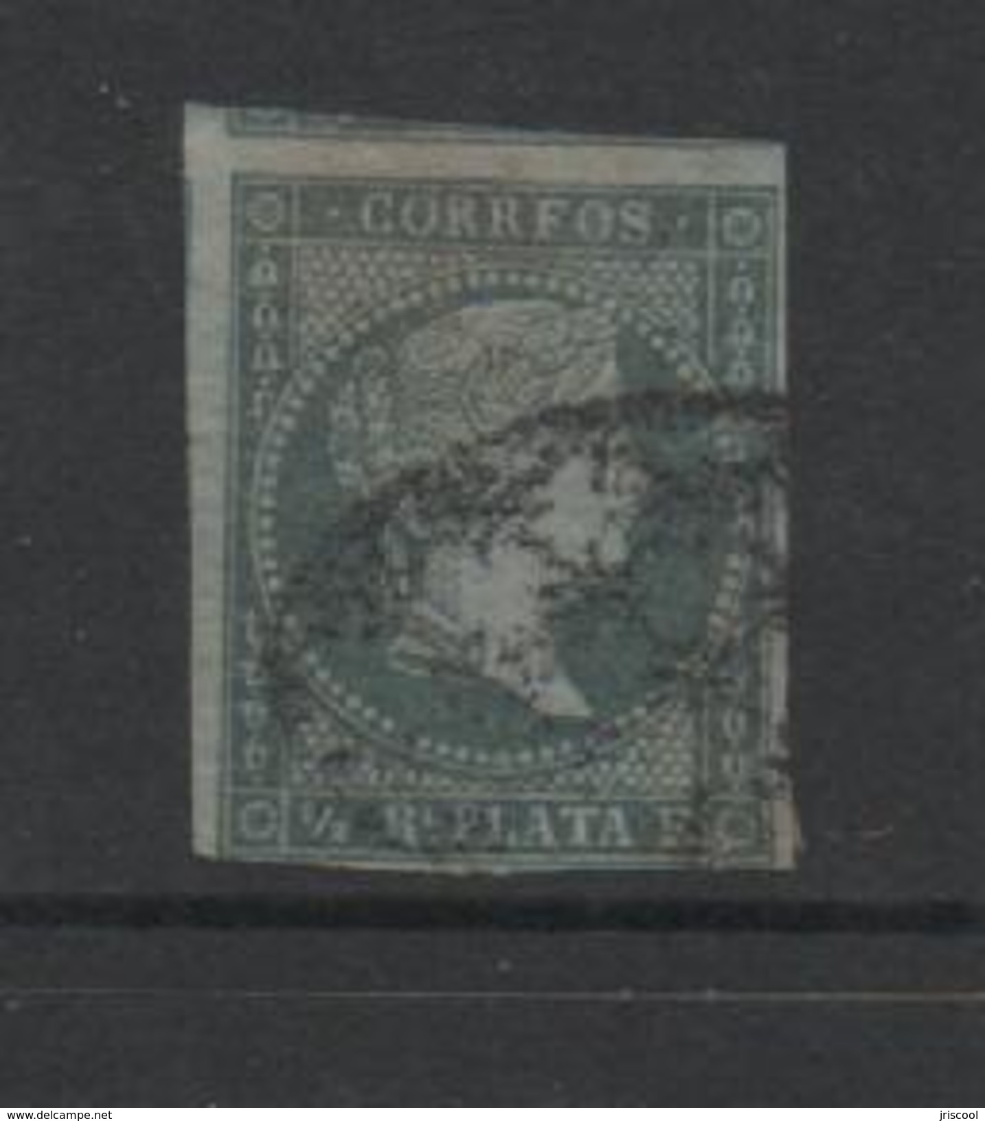 Cuba Queen Isabella 11 1/2 R Used. - Cuba (1874-1898)