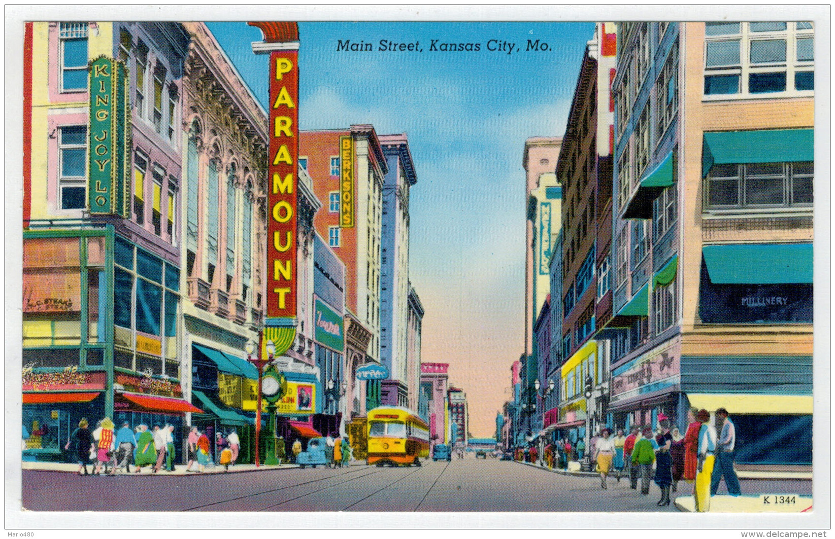 C.P.PICCOLA    MAIN  STREET  KANSAS CITY  MO.   2 SCAN  (NUOVA) - Kansas City – Kansas