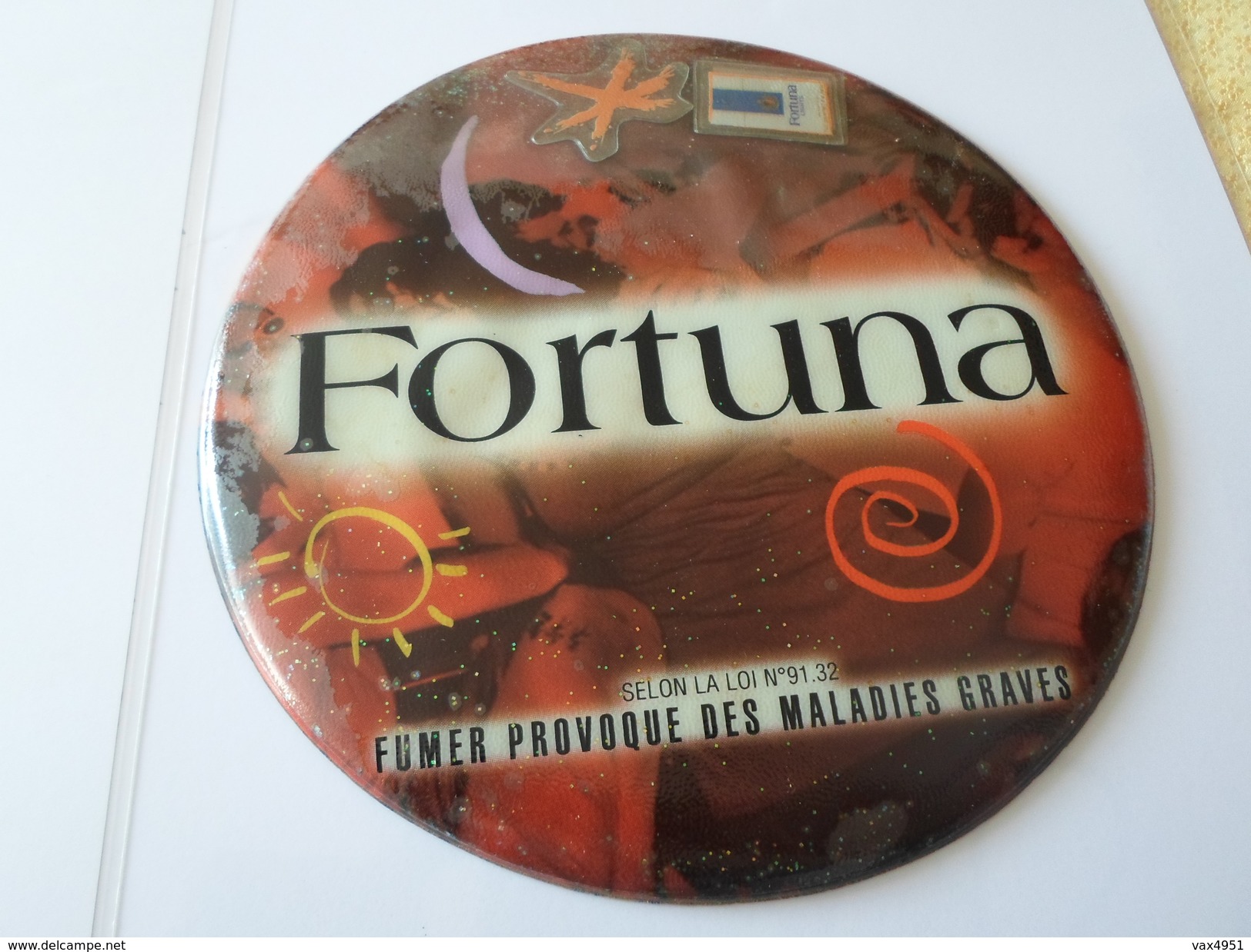 TAPIS SOURIS   PUB  TABAC     FORTUNA  ******  RARE    A SAISIR ***** - Advertising Items