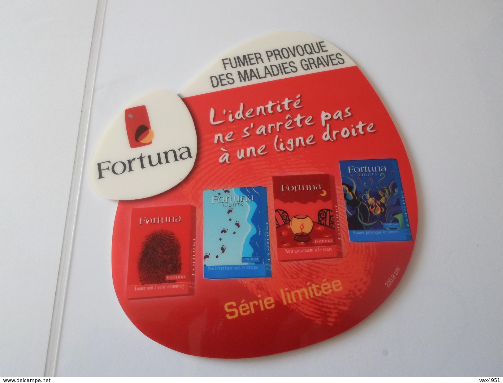 TAPIS SOURIS   PUB  TABAC     FORTUNA  ******  RARE    A SAISIR ***** - Werbeartikel